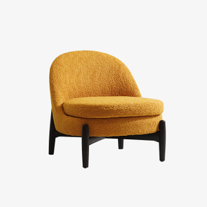 Modern Teddy Fleece Armchair upholstered Lounge Chair with Backrest