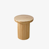 Living Room Wooden Round Side Table For Bedroom West Elm