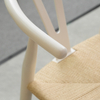 White Rope Weave Outdoor Arm Dining Chair Set Of 4