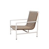 Minimalist Furniture Outdoor Metal Woven Lounge Chair White