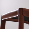 Minimalist Modern Leather High Barstool &Counter Stool with Backrest