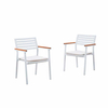 Metal Frame Outdoor Dining Chairs