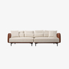 Italian Leather Sofa Brown Couch