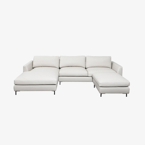 Custom Sectional Sofa Living Rooms Apartments Sofa Sleeper Sectional Upholstered Cream Combination L-Shaped Sofas