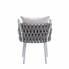 Garden Aluminium Rope Woven Patio Outdoor Chair