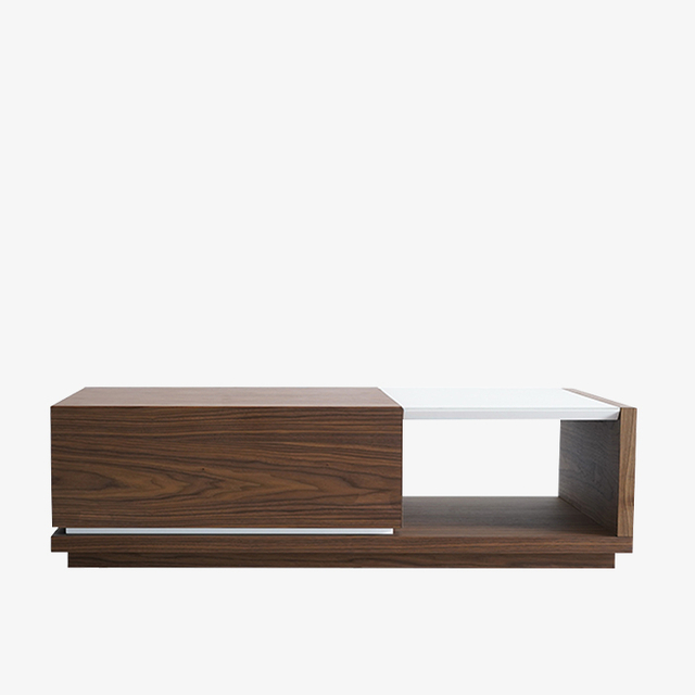 Minimalist Stretchable Square Storage Coffee Table Indoor Furniture Sets