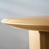 Minimalist Solid Wood Small Round Dining Table 4 Legs