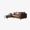 Modern Leather Sofa Set Couches Luxury Loveseat Sofas with Chaise