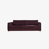 Fabric Red Living Room Sets Loveseat 2 Seater Sofa