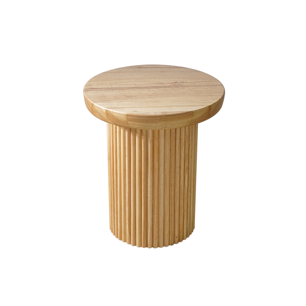 Living Room Wooden Round Side Table For Bedroom West Elm