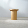 Minimalist Furniture Round Small Side Table Solid Wood Bedroom