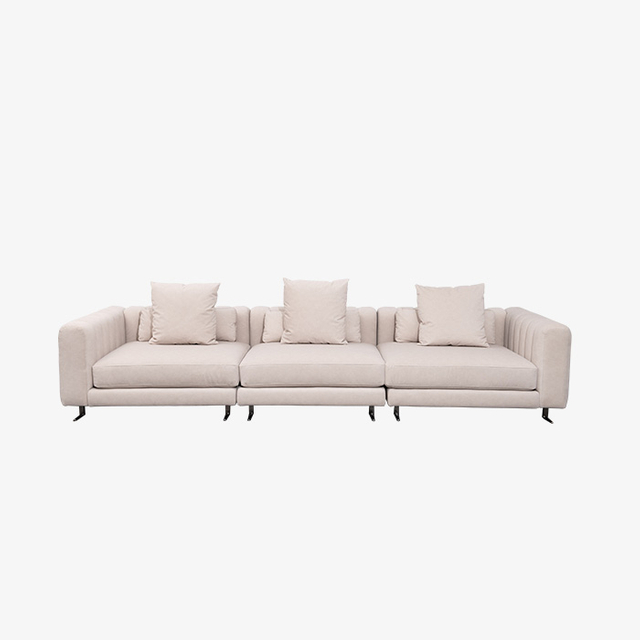 Modern Minimalist L Shaped Sectional Cornor Sofa for Living Room