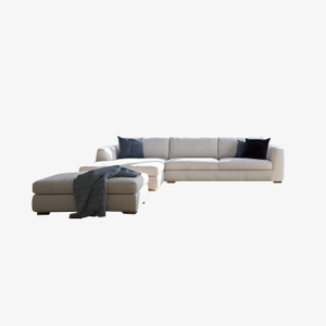 Indoor Sofa Set Upholstered Right Arm Chaise White Sectional Sofas