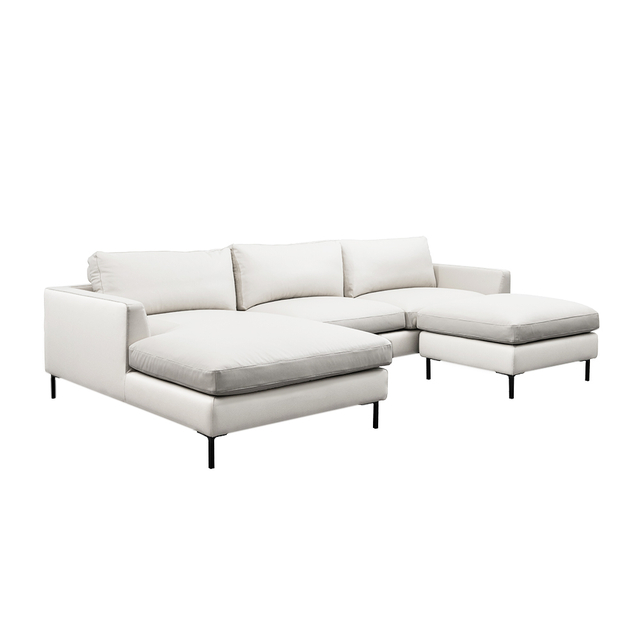 Custom Sectional Sofa Living Rooms Apartments Sofa Sleeper Sectional Upholstered Cream Combination L-Shaped Sofas