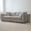 Modern Upholstered 3 Seater Sectional Sofa Living Room