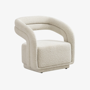 Minimalist White Indoor Lounge Chair of Bedroom Living Room Furniture Indoor