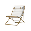 Removable Folding Lounge Chair White For Bedroom Outdoor