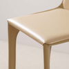 Modern High Square Saddle Leather Upholstered Barstool&Counter Stool with Metal Legs