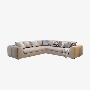 Living Room Corner Modular Couch Sectional Fabric Sofa
