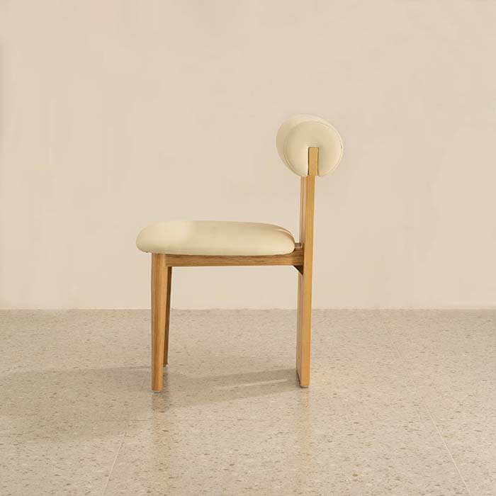 Minimalist Hippo Leather Lounge Chair