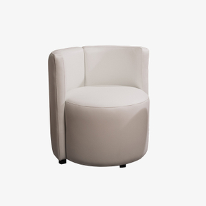 Modern Velvet Curved Back Single Lounge Chair Armchair
