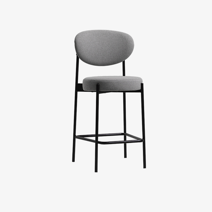 Modern High Barstool & Counter Stool Armless Backrest Barstool Chair 