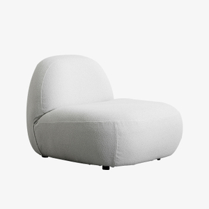 Removable Washable Indoor Lounge Chair For Living Room Furniture Bedroom White