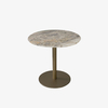 Modern Marble Top Round Side Table for Living Room