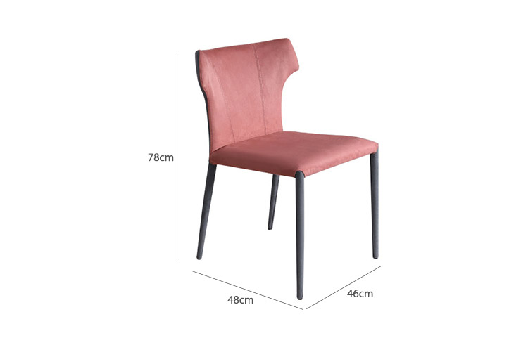 pink dining chair