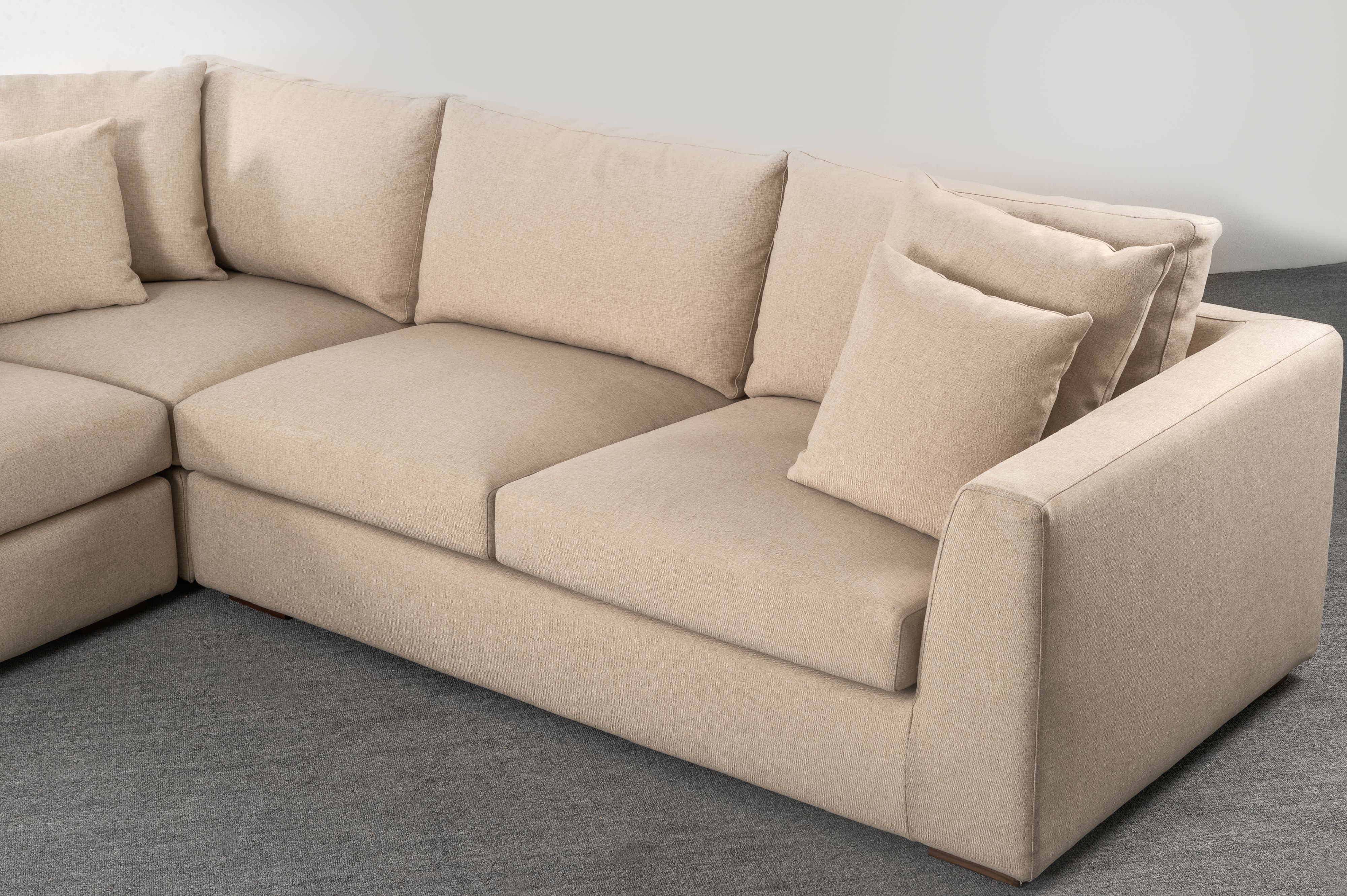 Italian Style Furniture Modern L Shape Fabric Sofa Set - Buy L Shape ...