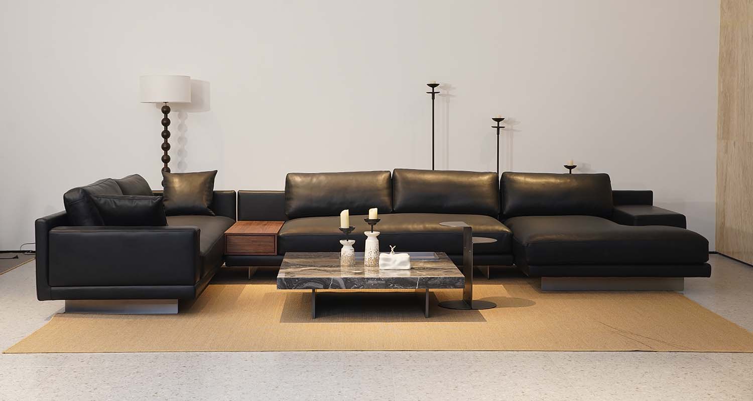 leather sofa