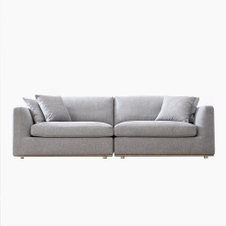 Modern Upholstered 3 Seater Sectional Sofa Living Room