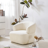 Modern Teddy Boucle Lounge Armchair Lazy Single Sofa Chair