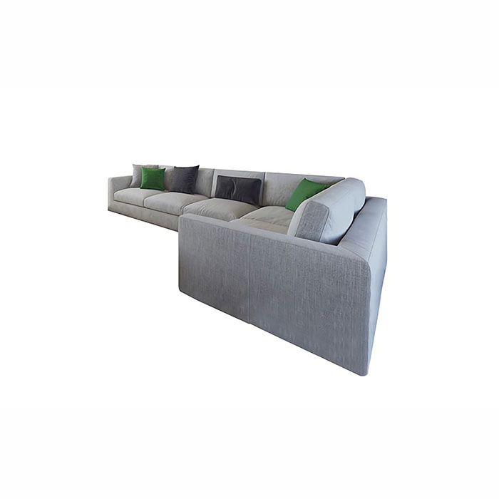  Living Room L Shape Sectional Sofa Set