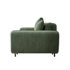 Minimalist Blue Small Two Seater Velvet Sofa And Loveseat 