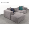 Quality Living Room L Shaped Cloud Couch Sectional Sofa Set