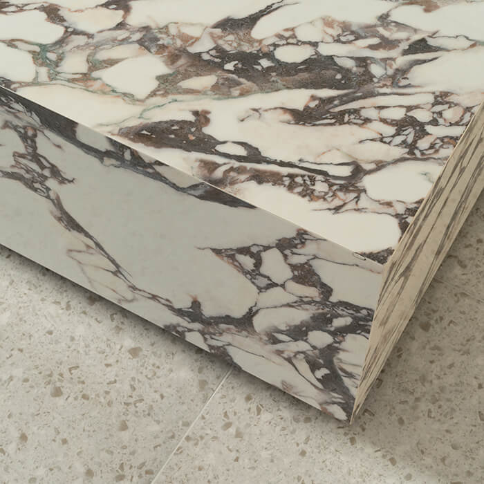 Luxury Modern Marble Square Low Coffee Table 