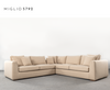 Modern Furniture Minimalist Modern Sectional L Shaped Outdoor Sofa