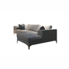 Living Room Grey Corner Sofa with Chaise