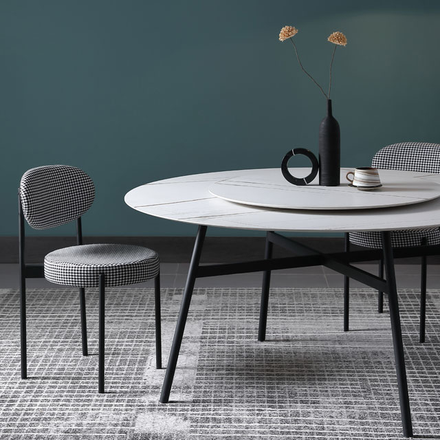 Modern Upholstery Designer Metal Olive Green Dining Chair