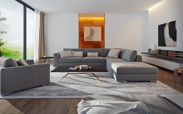 Minimalist Furniture Fabric Sofa Combination Lounge Sofa Set