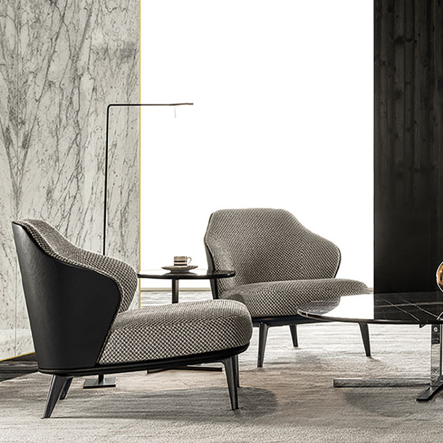 Living Room Italian Designer Cream Leather Dining Chair