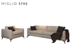 Indoor Modern Live Room Leather Sectional Sofa Modern Sofa Set