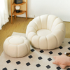 Pumpkin Lazy Swivel Sofa Chair Nordic Cloud Cute Chair