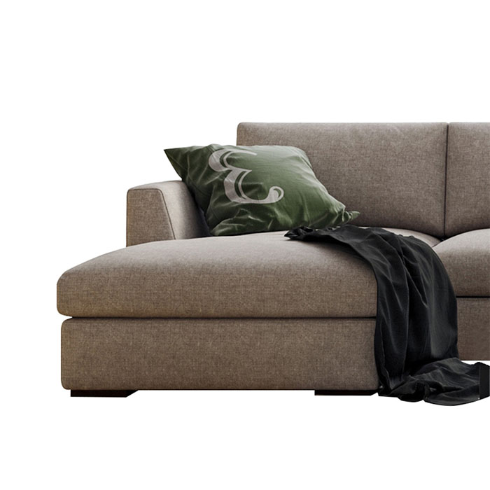 Living Room Modern 3 Seater Chaise Sofa 