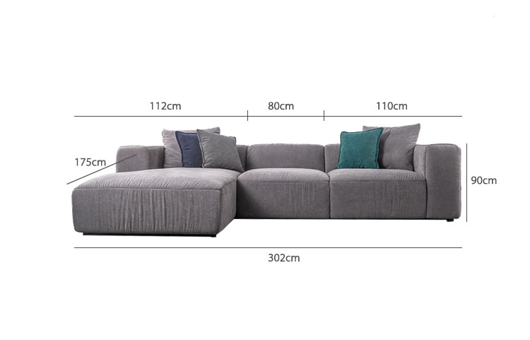 cushioned couch