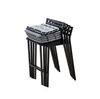 Modern Outdoor Furniture Hotel Restaurant Stackable Metal Chairs Outdoor