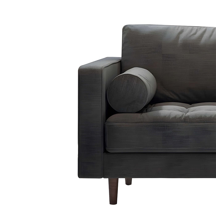 Modern Furniture Italian Style Modern Fabric Sofa 3 Seater