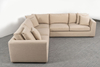 Italian Style Furniture Modern L Shape Fabric Sofa Set