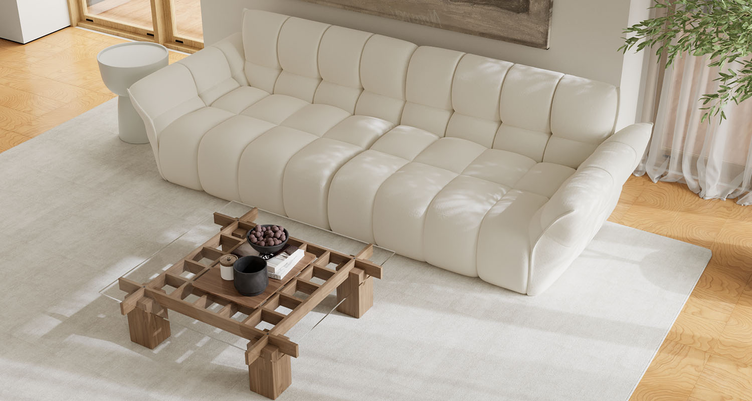 modern two seater sofa